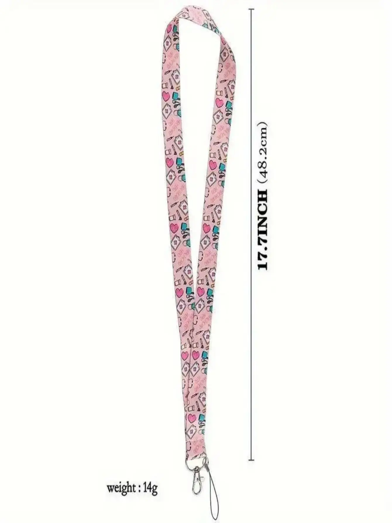 2pcs Vertical Nurse and Doctor Character Badge Hanging Rope Set,  Durable Personnel Extendable Scroll ID Card Hanging