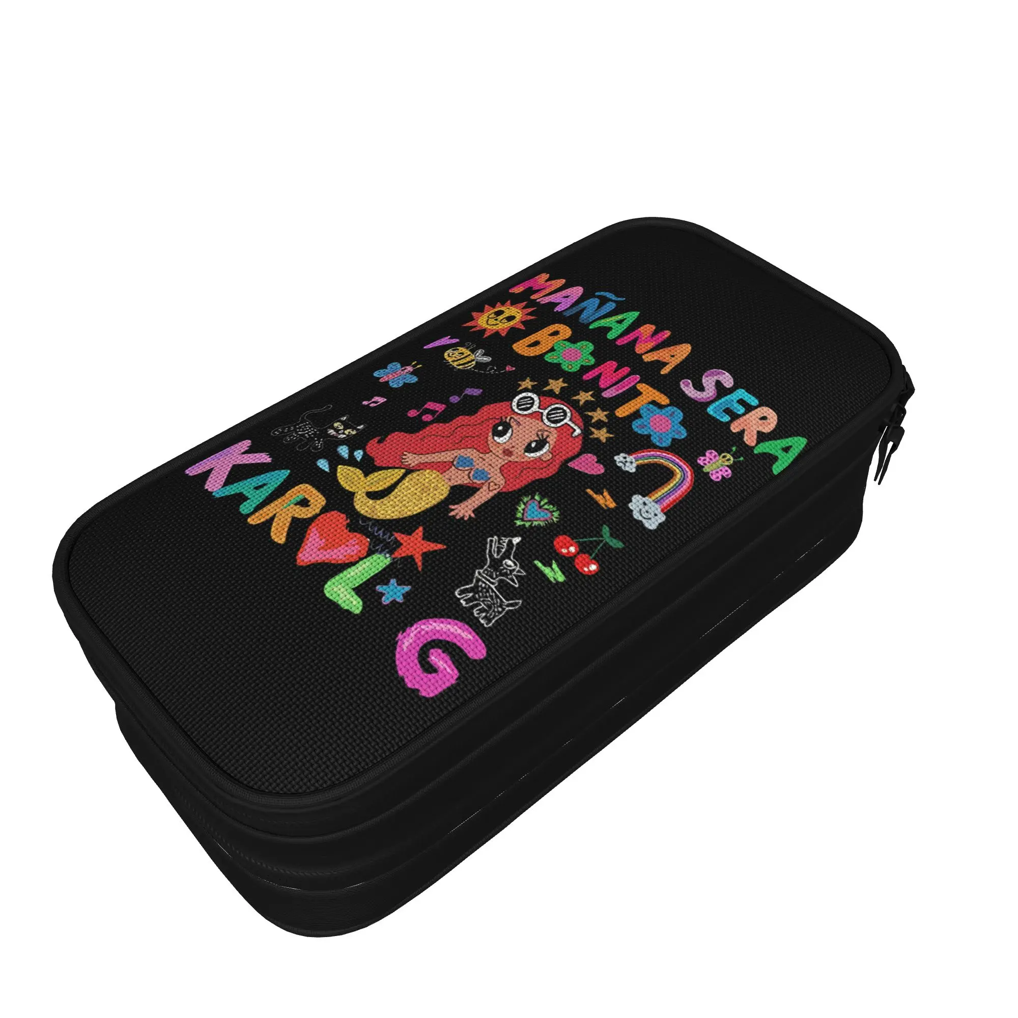 

Karol G Manana Sera Bonito Pencil Cases Reggaeton Urban Pop Music Pen Holder Bag for Student Large School Supplies Pencil Box