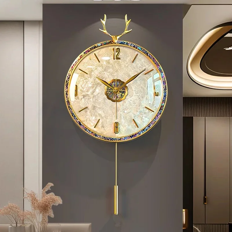 Luxury Modern Wall Clocks Fashion Vintage Simple Minimalist Wall Clocks Design Bedrooms Orologio Da Parete Home Decoration