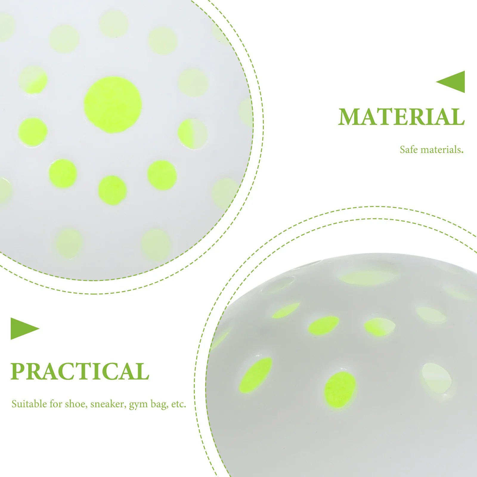 20 قطعة كرات مزيل الروائح الكريهة للأحذية الصغيرة مزيل الروائح الكريهة رائحة معطّر الهواء للأحذية الرياضية حقائب الجيم خزائن الاستخدام المنزلي