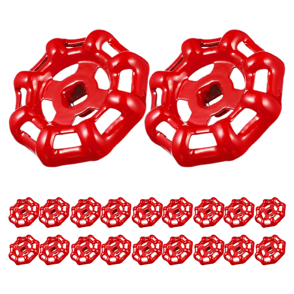 20 Pcs Cast Iron Valve Handle Replacement Wheel Spigot Shower Knob Gate Handwheel Hose Bib