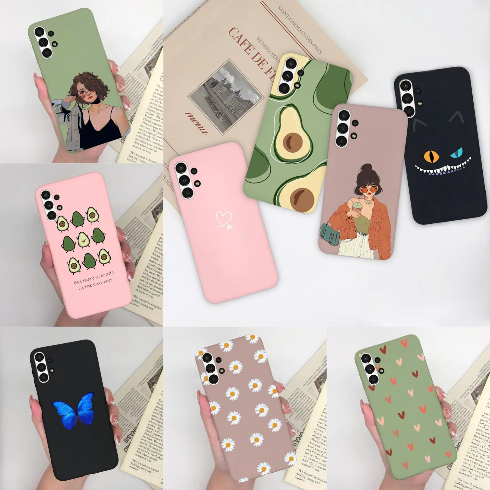 For Samsung Galaxy A13 4G Phone Case Cool Girl Cartoons New Design Soft Shell For SamsungA13 A 13 4G Fashion Prevalent Fundas