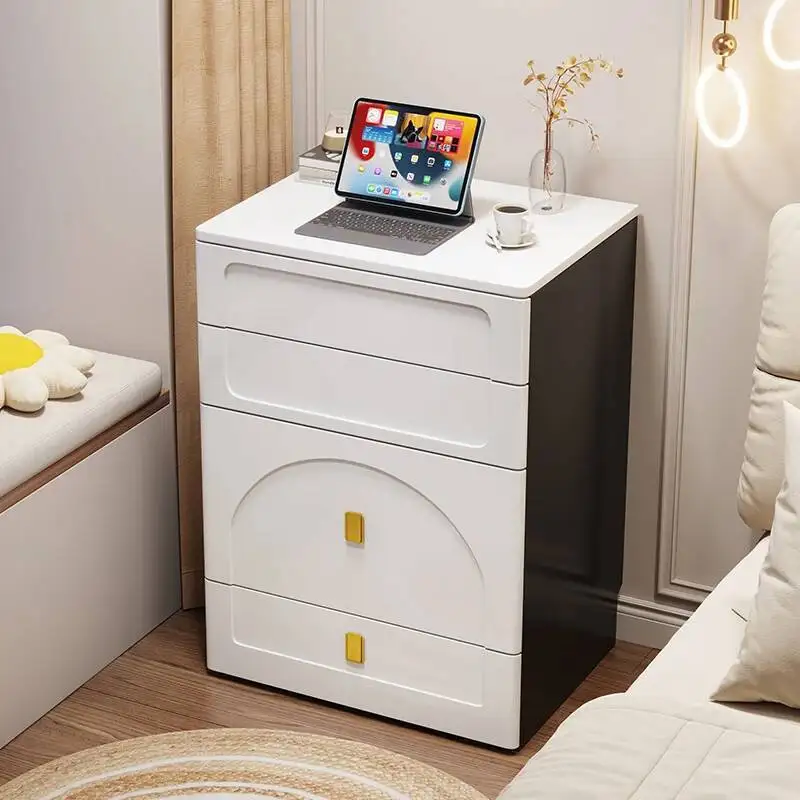 

Modern Cover New Minimalist Flip Cream Style Dressing Table, Bedroom Bedside Table Integrated Dressing Table