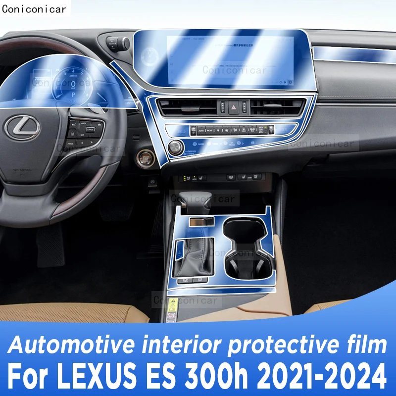 

For Lexus ES 300h 2021-2024 Gearbox Panel Navigation Screen Automotive Interior TPU Protective Film Cover Anti-Scratch Sticker