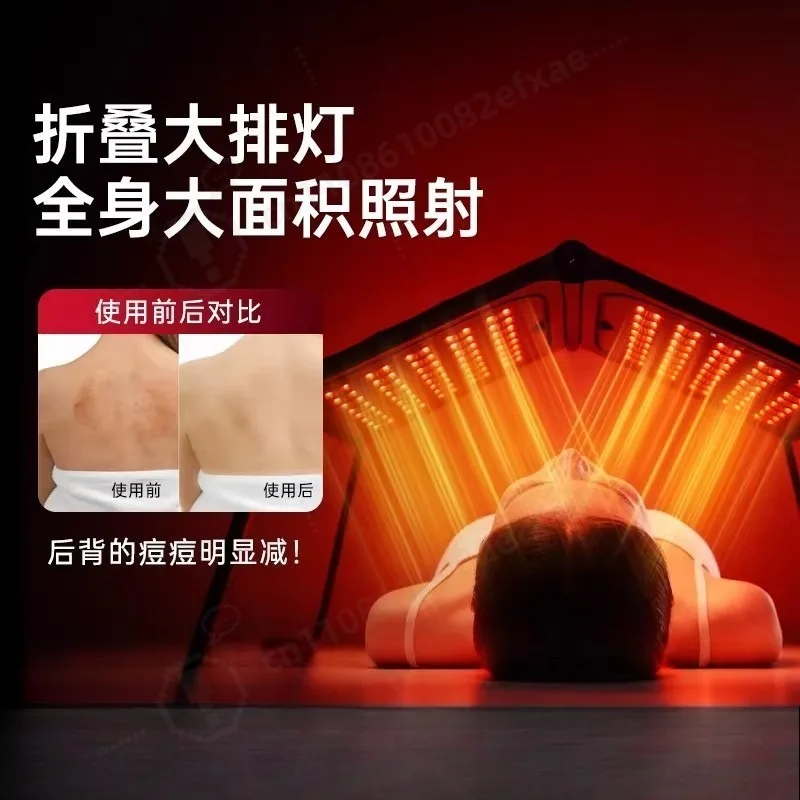 Foldable Photon Skin Rejuvenation Mask Red Blue Color Light LED Facial Beauty Lamp Skin Whitening Skin Care Instrument