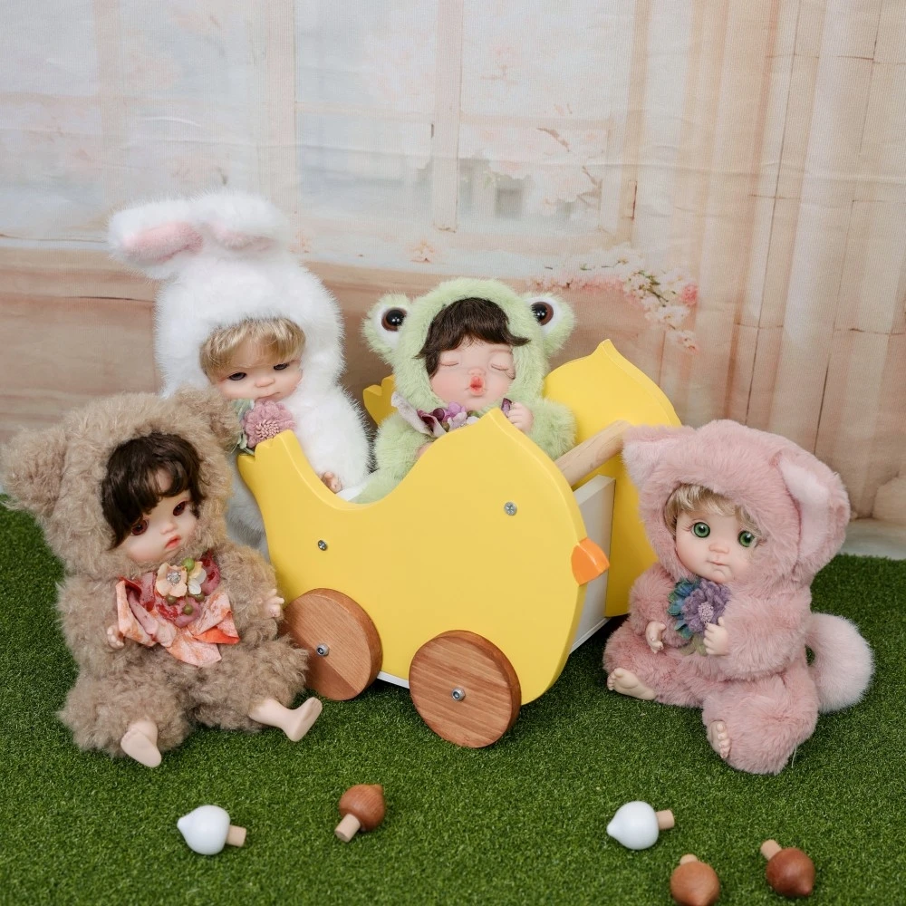 10 Inches Realistic Finished Reborn Baby Doll Cloveray Plush Animal Set Silicone Vinyl Doll Lifelike Kids Birthday Xmas Toy Gift