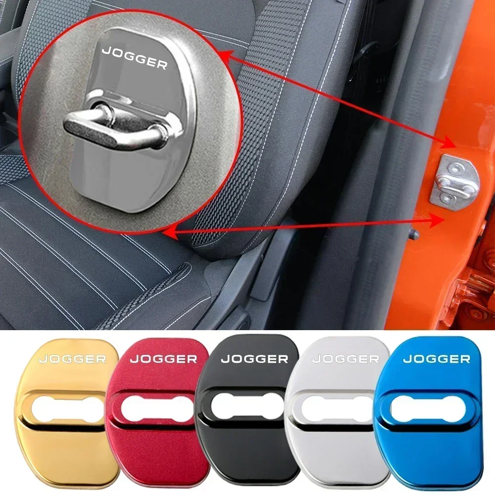 Car Door Lock Cover Protective Buckle Stickers For Dacia Jogger Logo Stainless Steel Anti-rust Shall Case Styling Accessories