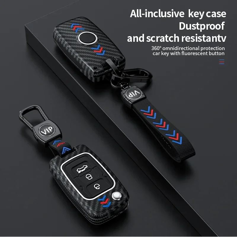 

3 Buttons Car Remote Key Case Cover For Geely Emgrand 7 EC7 EC715 EC718 Geely Emgrand 7-RV EC7-RV EC715-RV EC718-RV Keychain