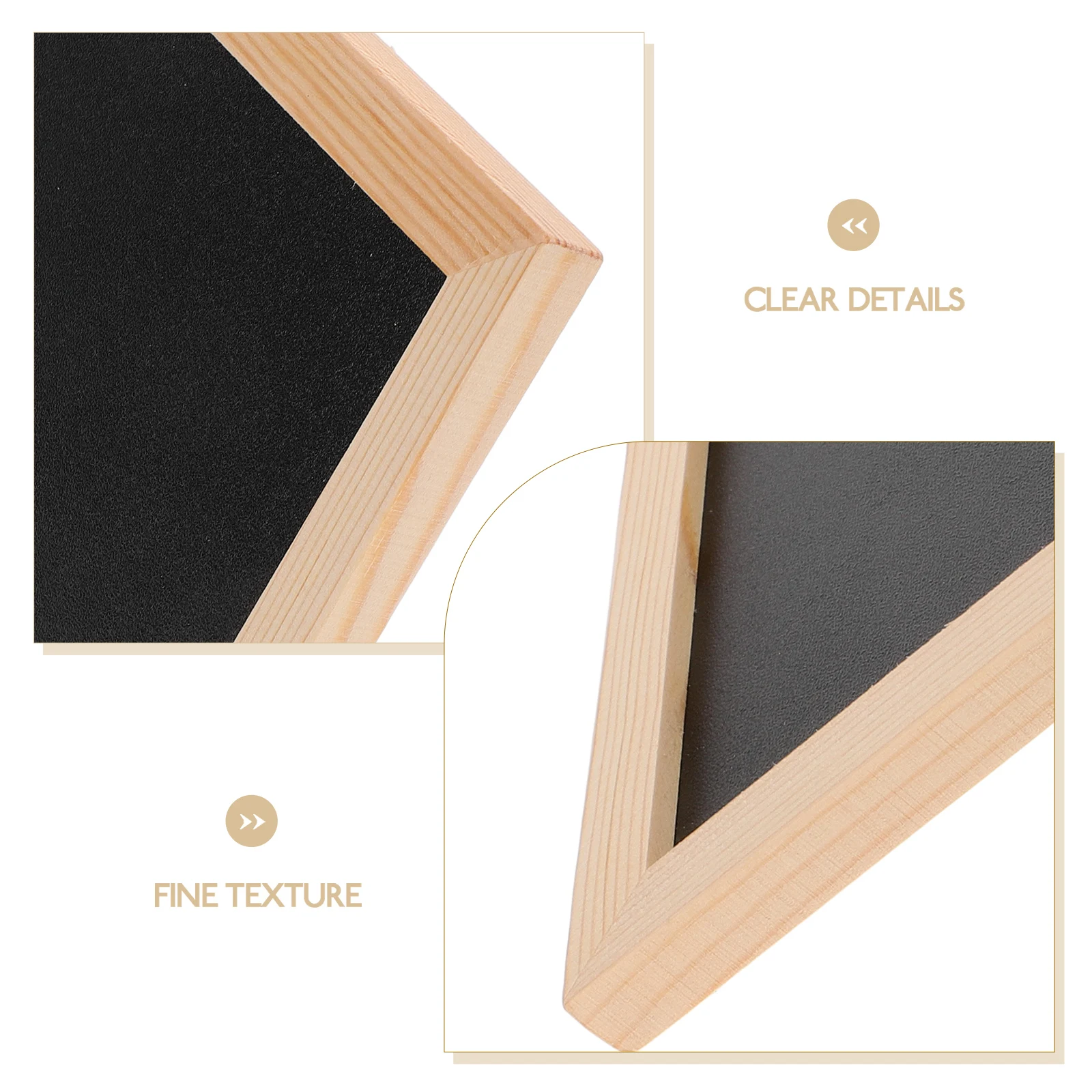 

Small Chalkboard Sign 18x13cm Reusable Message Board with Smooth Writing Surface for Kitchen Office Cafe Menu Wall Art