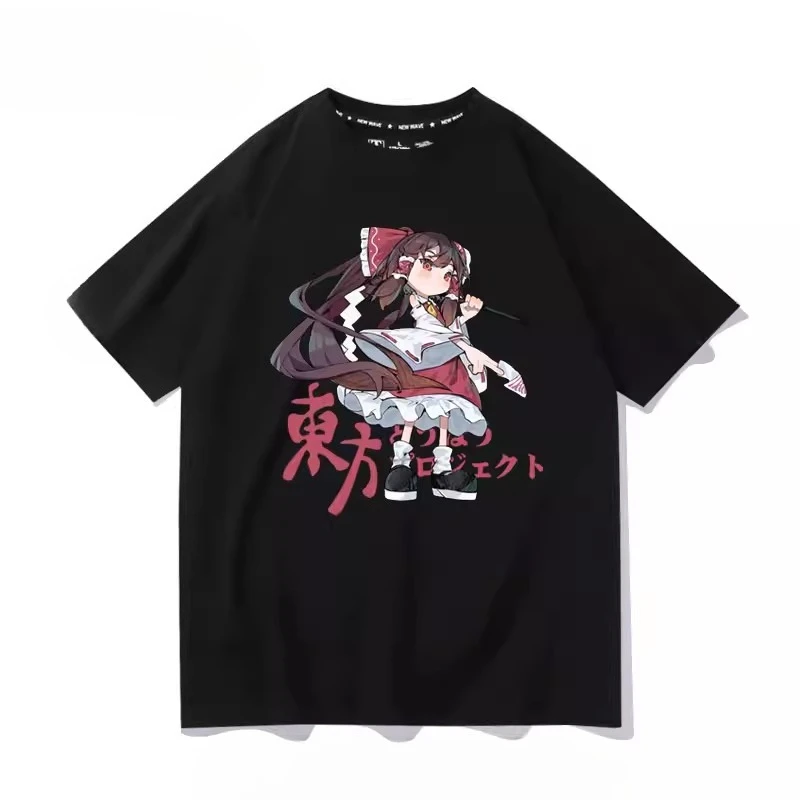 Anime TouHou Project Hakurei Reimu Komeiji Koishi Cosplay Short Sleeve T Shirt Women Men Aesthetic Graphics Tshirt Cotton Tees