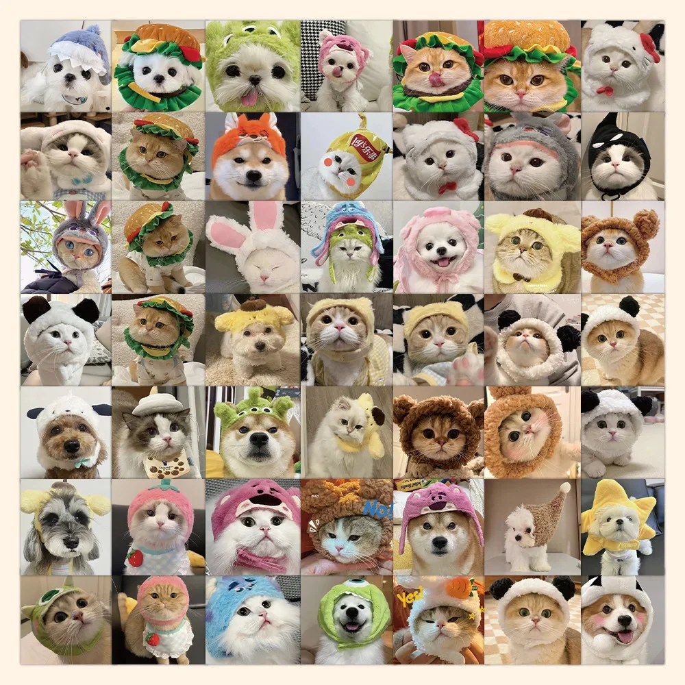 

63Pcs Cute Cat Dogs Graffiti Stickers for Suitcases Mobile Phone Cases Laptop Helmet Skateboard Decorative Stickers DIY Toys