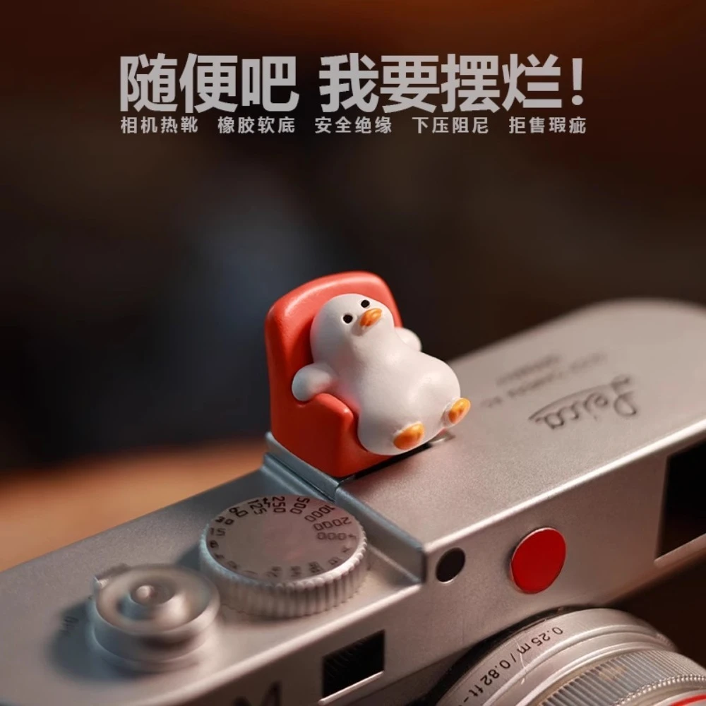 New Camera Hot Shoe Cover Photo Loll Duck DSLR Mirrorless Camera Accessories for Sony/Canon/Nikon Camera Hot Shoe Cap Button