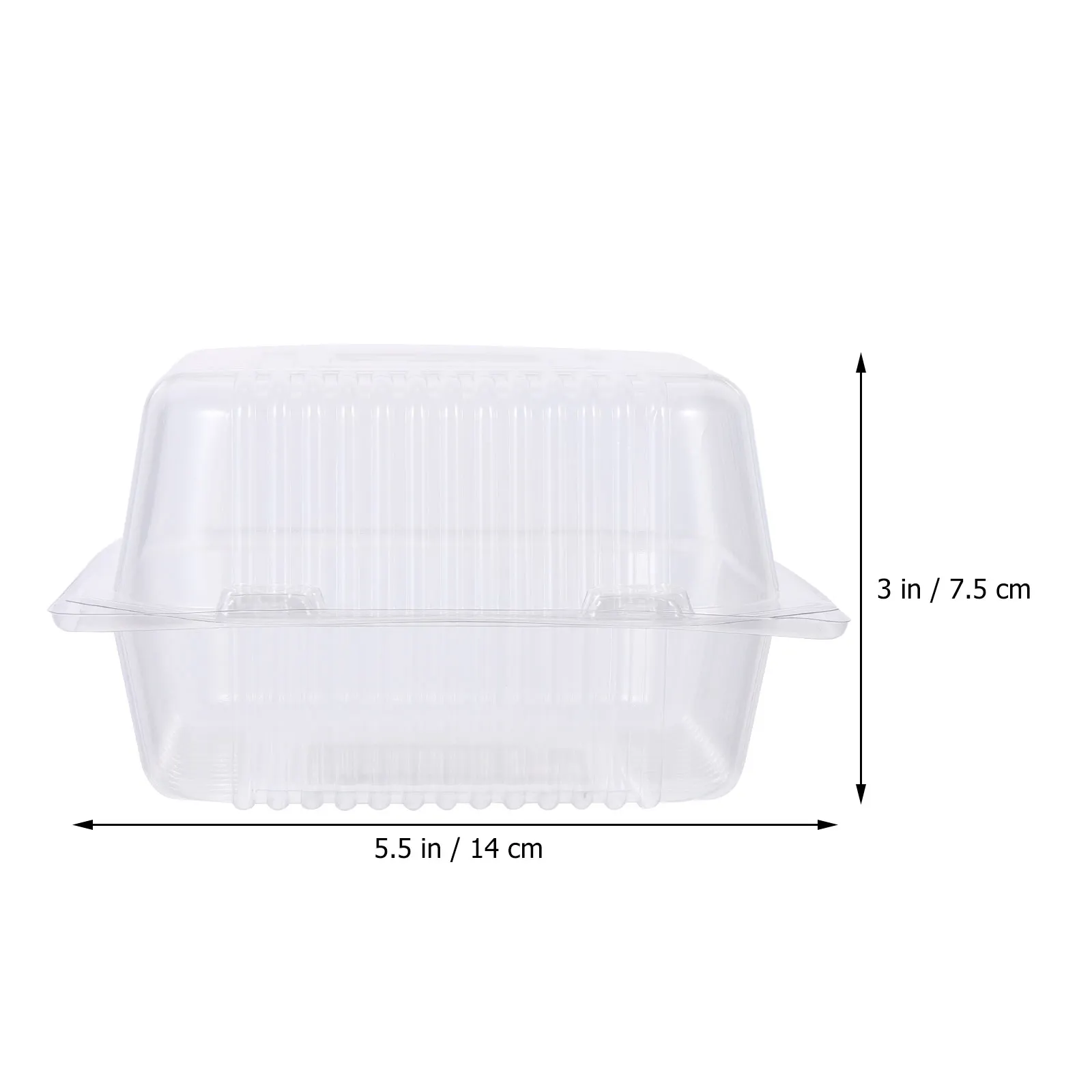 

50pcs Disposable Containers Transparent Plastic Cake For Dessert Mousse Clear Food Storage Boxes Wedding Birthday Party Use Food