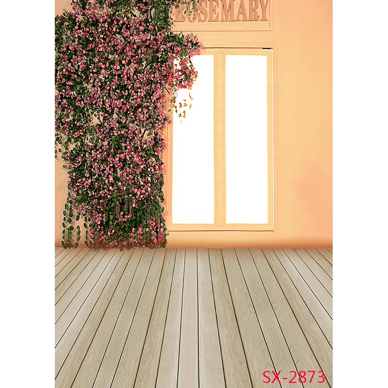 Vinyl Chụp Ảnh Phông Nền Chống Đỡ Hoa Sàn Gỗ Lâu Đài Cưới Chủ Đề Chụp Ảnh Phòng Thu Nền 2157 YXFL-51