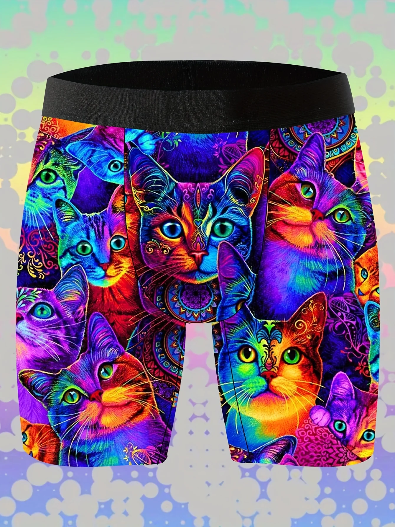 

Summer New Hot Selling Fashionable Personalized Colorful Colorful Colorful Meow Style 3D Printed Street Loose Casual Y2k Shorts