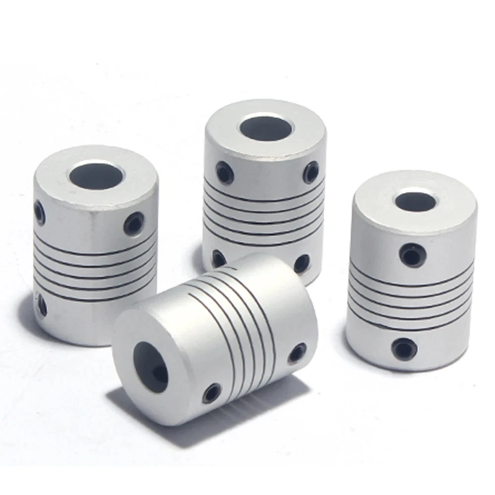 D19L25 Aluminium CNC Stepper Motor Flexible Jaw Shaft Coupling 3mm 4mm 5mm 6mm 6.35mm 8mm 10mm Encoders Engraving Machine
