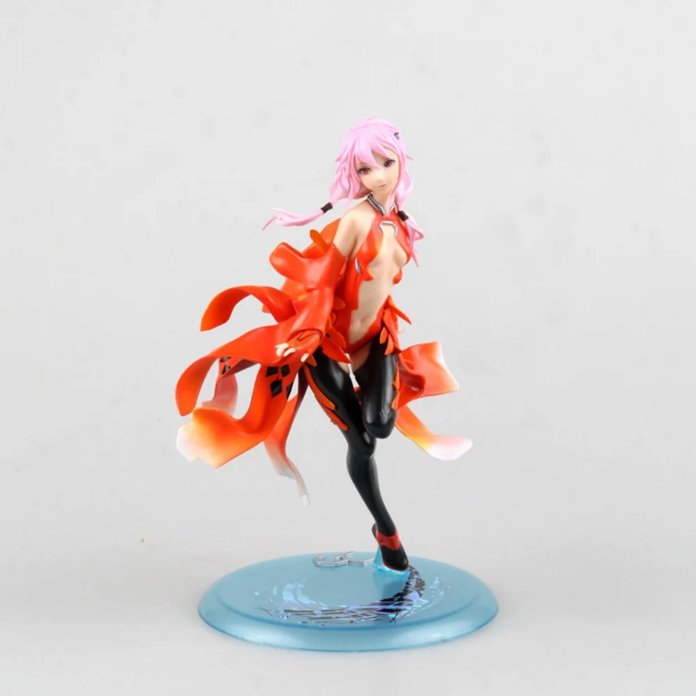 18CM Anime Guilty Crown Yuzuriha Inori Figure 1/8 Standing Anime Game Model Toy Gift Doll Collection Action Figure PVC