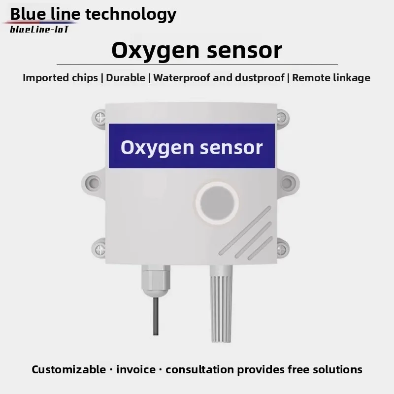 Oxygen sensor O2 transmitter, greenhouse air oxygen content, indoor and outdoor, hospital, factory oxygen concentration detector