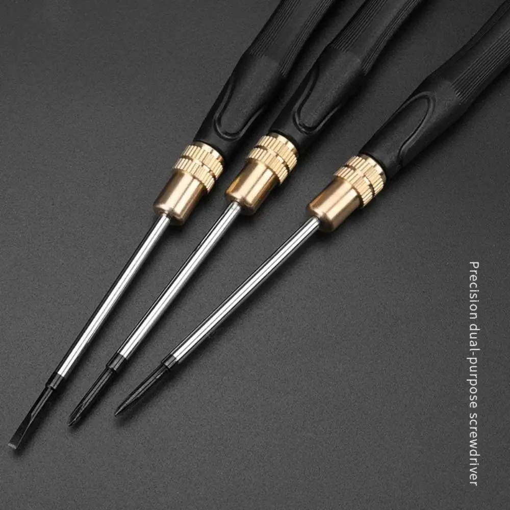 2mm Precision Mini Screwdriver Anti-static 360° Rotatable Phone Tablet Repairing Tools Set Slotted Phillips Thin Screwdriver