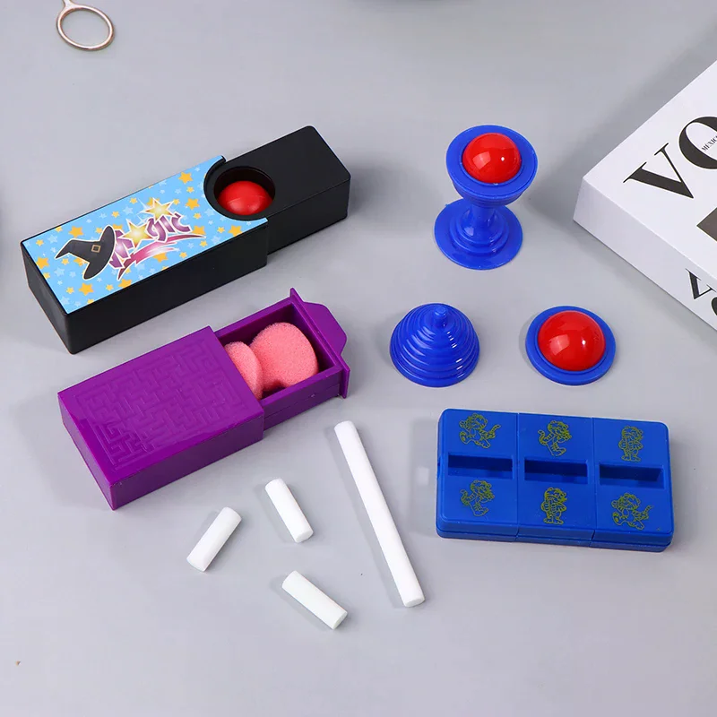 1Pc Gadget Divertenti Giocattoli per bambini Scatola magica variabile Interazione puzzle Primo piano Puntelli magici Trucchi classici
