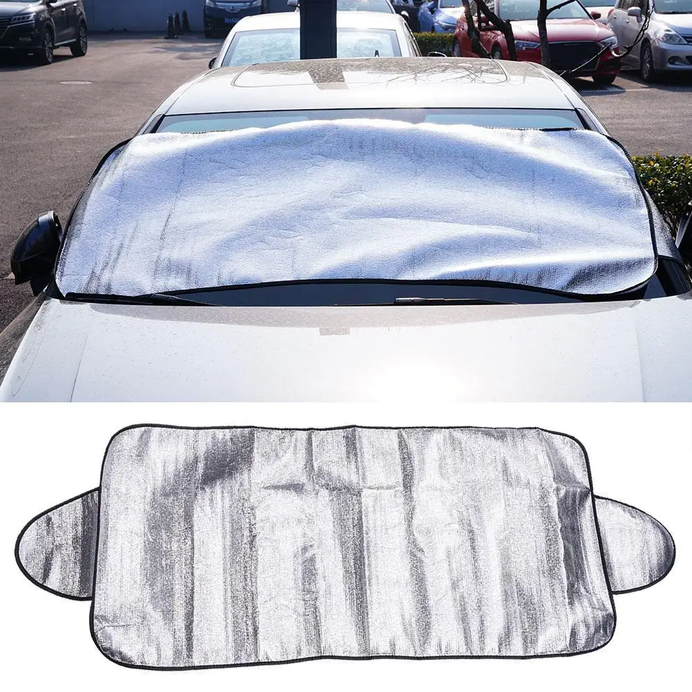 

New Car Cover Extra Large Car Windshield Hood Protection Cover Snowproof Anti-Frost Sunshade Protector