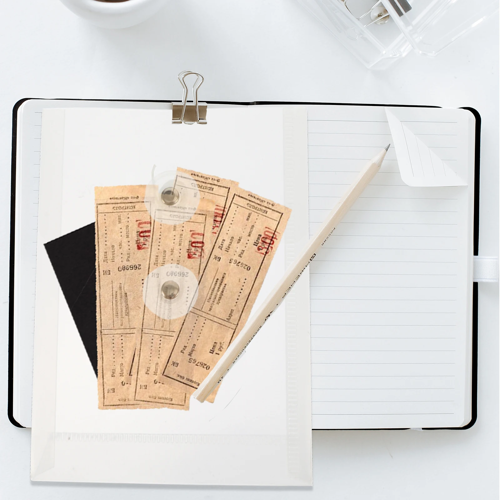 10Pcs File Organizers Mini Stationery Pouches Tough PP Material for Receipts Cards Coupons Office School Travel Document Folders