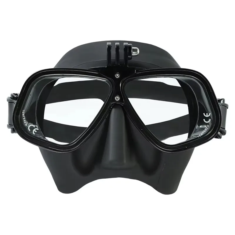 

LOGO customer Low Volume scuba free diving masks Exercise camera stand Diving glasses