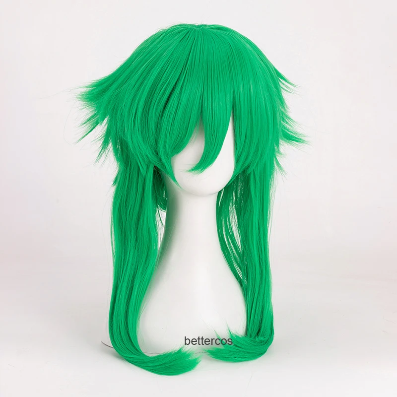 VOCALOID Megpoid Gumi peruka do cosplay Anti-Alice trawa zielona żaroodporna peruka syntetyczna + czapka z peruką