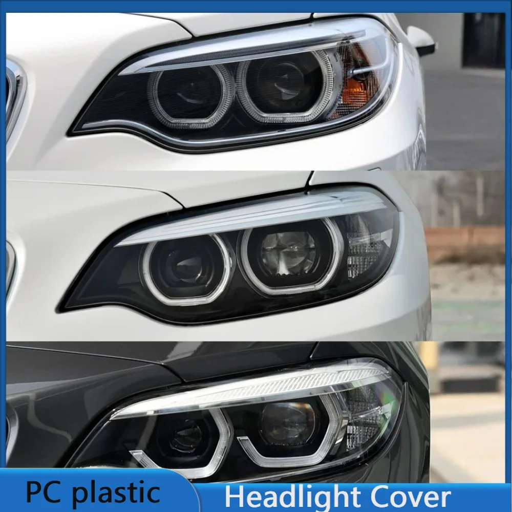 

For BMW 2 Series Coupe F22 M2 2014-2019 Front Headlight Cover Transparent Lampshade Headlamp Lens Shell Body Kit Accessories
