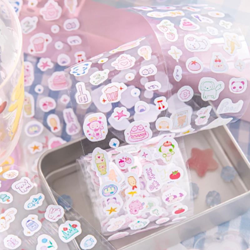 Mr Paper, cinta troquelada y eliminación de residuos de papel recubierto - Serie Line Observation Room, cinta decorativa manual