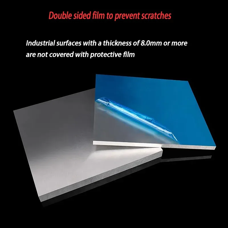 

1060 Aluminum Alloy Thin Plate 0.5mm to 5mm Thick 300mm Length Metal Sheet for Machining & Craft
