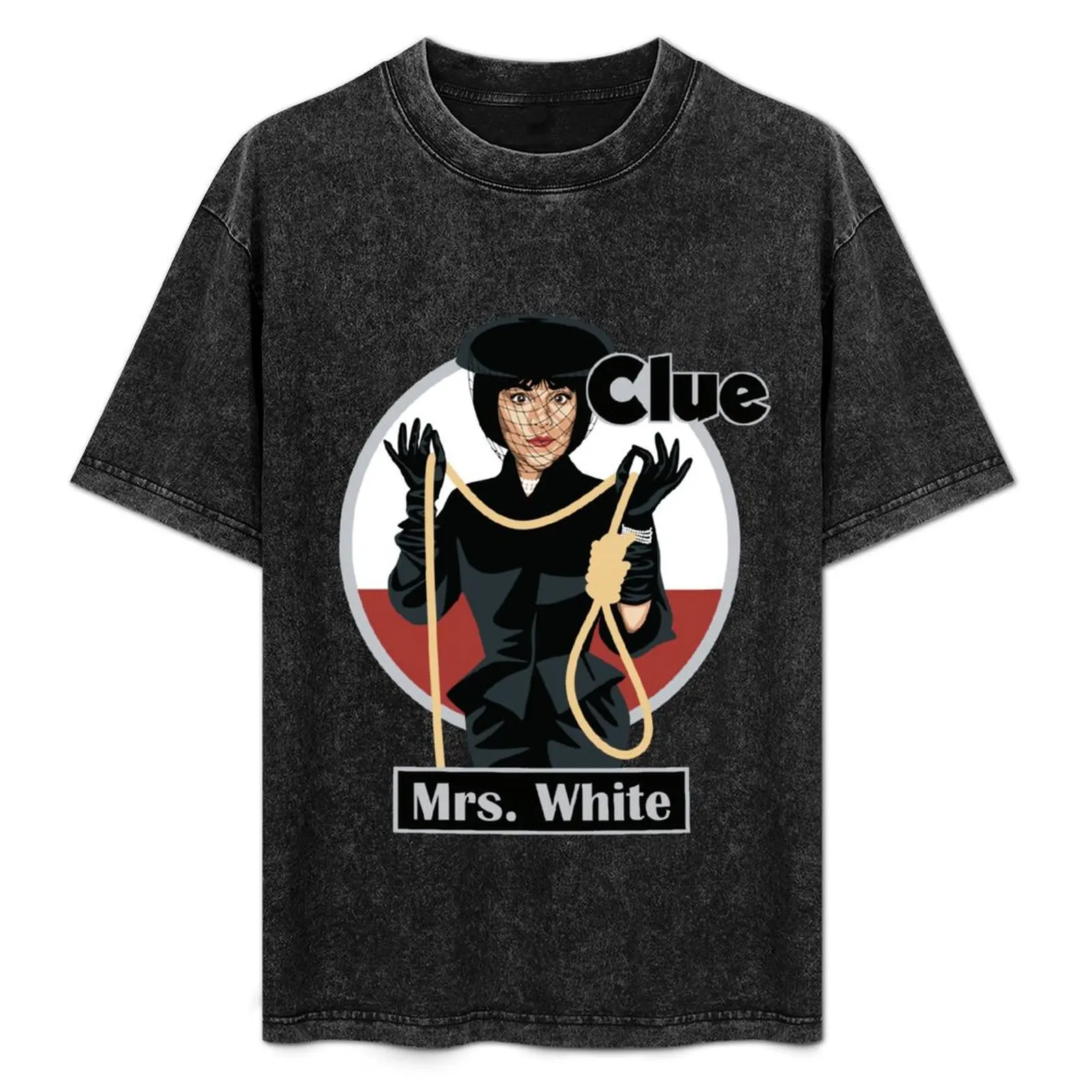 

CLUE Mrs White T-Shirt Basic Short Sleeve T-Shirt for Men