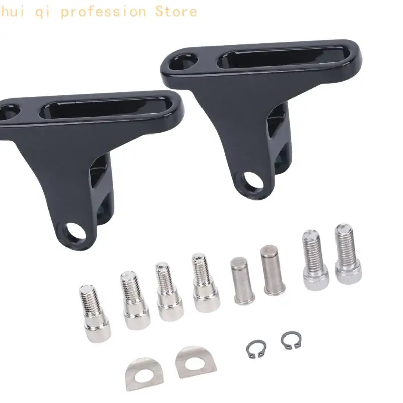 Metall-Beifahrerfußrasten-Ersatzhalterungsset für Motorradmodelle von 93–23. Verwendung H8WE – Detail 8