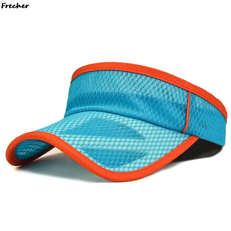 Children Tennis Caps for Beach Sports Sun Hats Kids Headband 2023 Summer Fitness Cap Hollow Mesh Breathable Visors Hat Outdoor