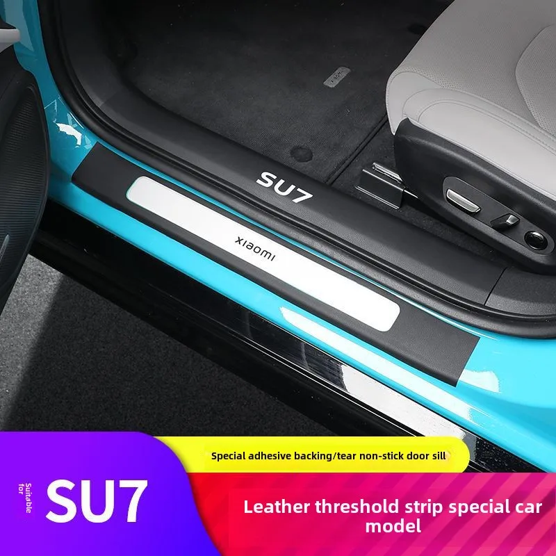 

Anti-fouling Special Interior Decoration Products Suitable for SU7 Leather Doorsill Pad Protection Strips Affixed To Vehicles