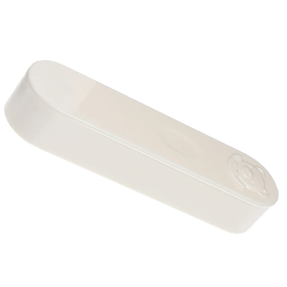 Compact Cotton Swab Box Cute Cartoon Design Portable PP Material Holder for Travel Easy Carry Swab Storage Solution