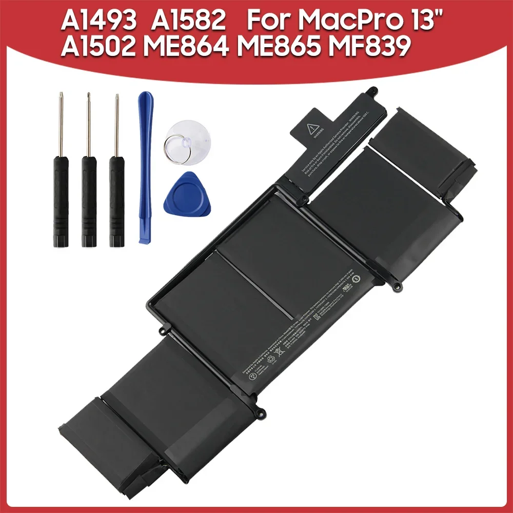 Replacement Battery A1493 A1582 For MacBook Pro A1502 ME864 ME865 A1493 A1582 MF839 MacPro 13