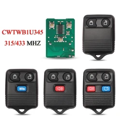 Jingyuqin CWTWB1U345 pilot zdalnego klucz samochodowy dla Ford Edge uciec Explorer stacje dla Mazda Lincoln 3/4 przyciski 315/433Mhz centralny zamek