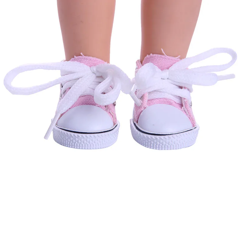 Pink 5 cm Doll Shoes Doll Clothes Accessories For 14.5 Inch Doll & Paola Reina & BJD & EXO Dolls Accessories For Girl Toys Gifts