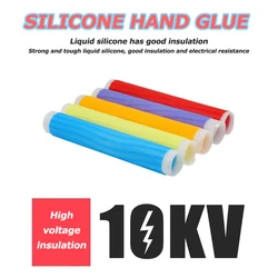 1pc Silicone Rod Handle Cover, Non-Slip & Sweat-Absorbent, Outdoor Fishing Accessory