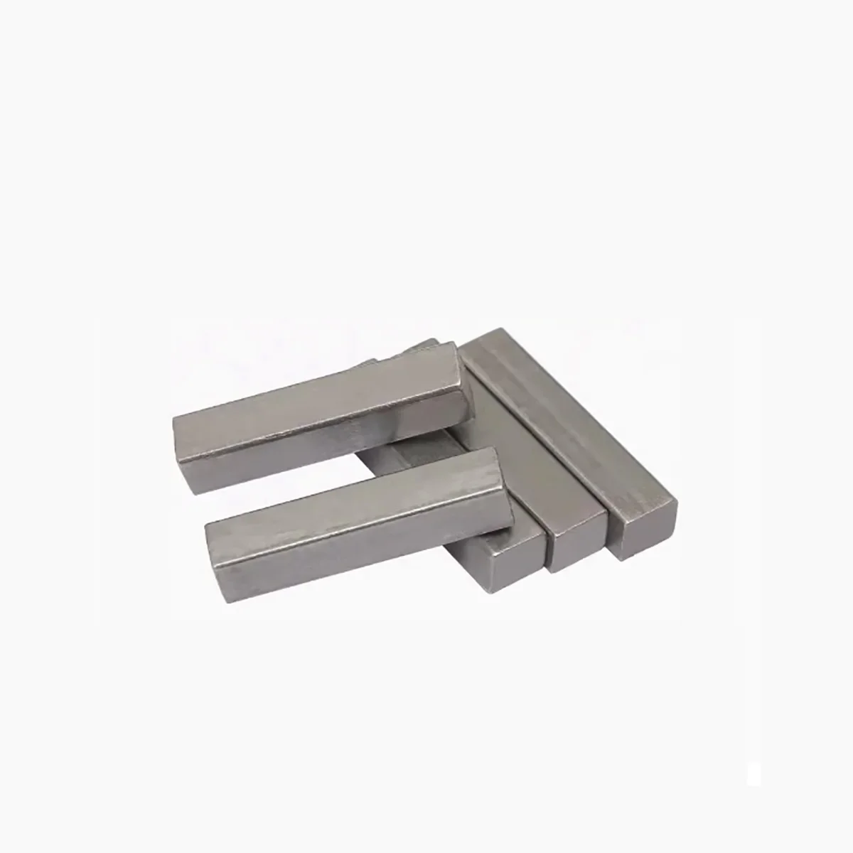 A3 Steel B-Type Flat Key Pin Shaft Square At Both Ends 5 * 5/6 * 6/10 * 8/12 * 8