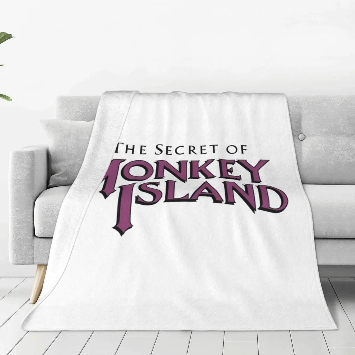 Secret Of Monkey Island Blanket Soft Warm Flannel Throw Blanket Plush for Bed Living room Picnic Travel Home Couch