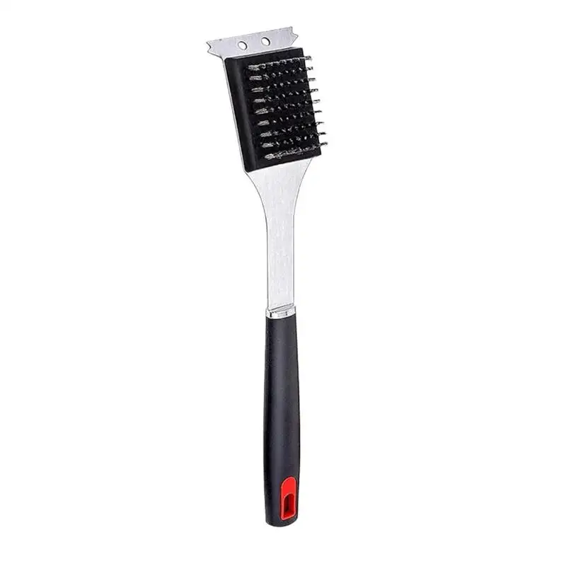 Outdoor Grill Brush Barbecue Outdoor Grill Scrubber Stainless Steel Scrubber And Scraper Cookout Tool Cleanup Tools For Griddle