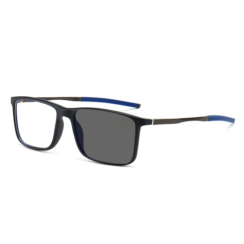 Sport-Stil ultraleichte Lesebrille al-mg Legierung Beine Rahmen für Männer Anti-Blaulicht photo chrome Presbyopie Brille 0 ~ 6