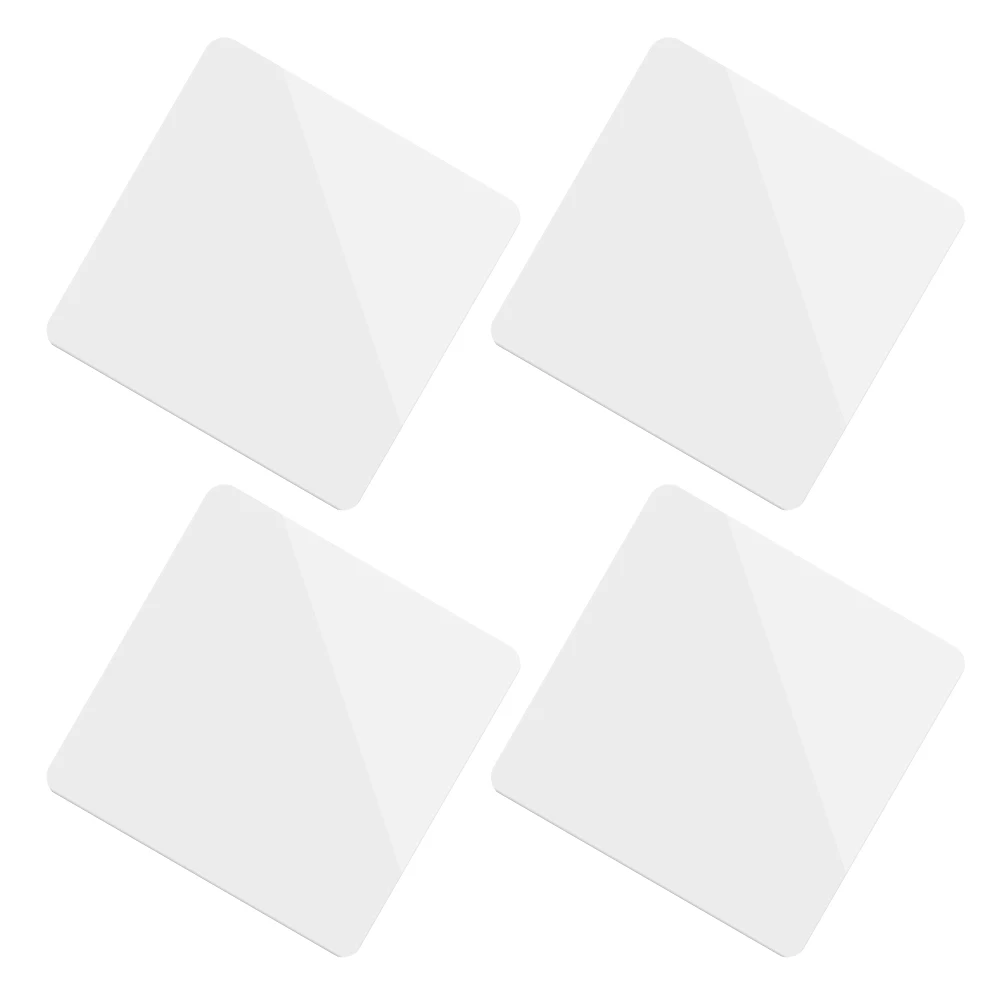 

4 Pcs Reflector Photo Board Props Decorations Shooting Acrylic Reflective Background Ornaments