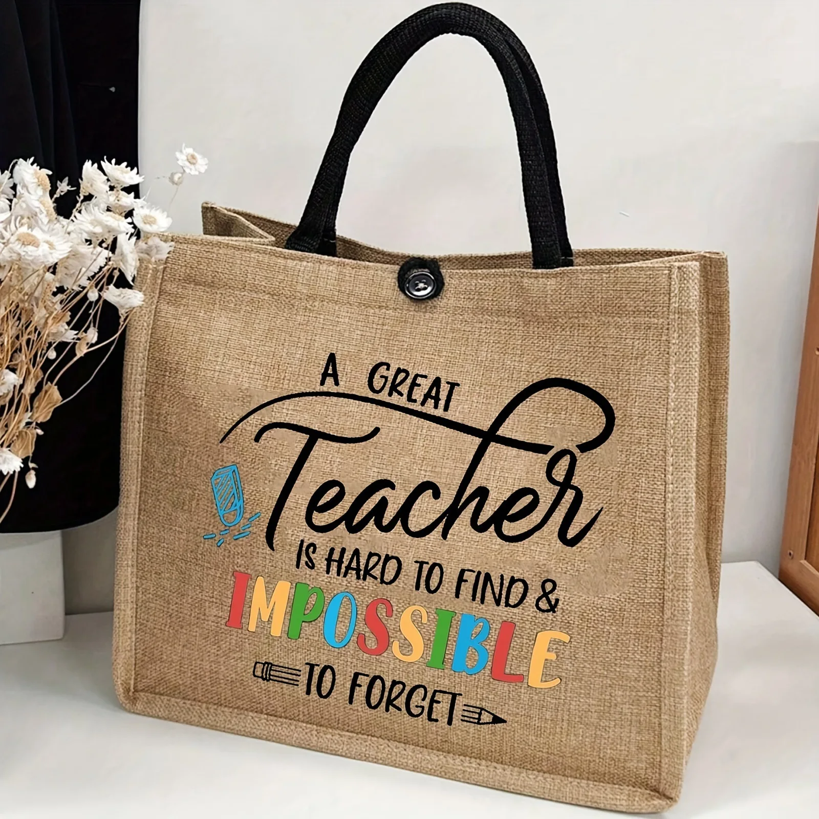 Women Bags Jute - Hot Sale Handbags Teachers' Day Handbag
