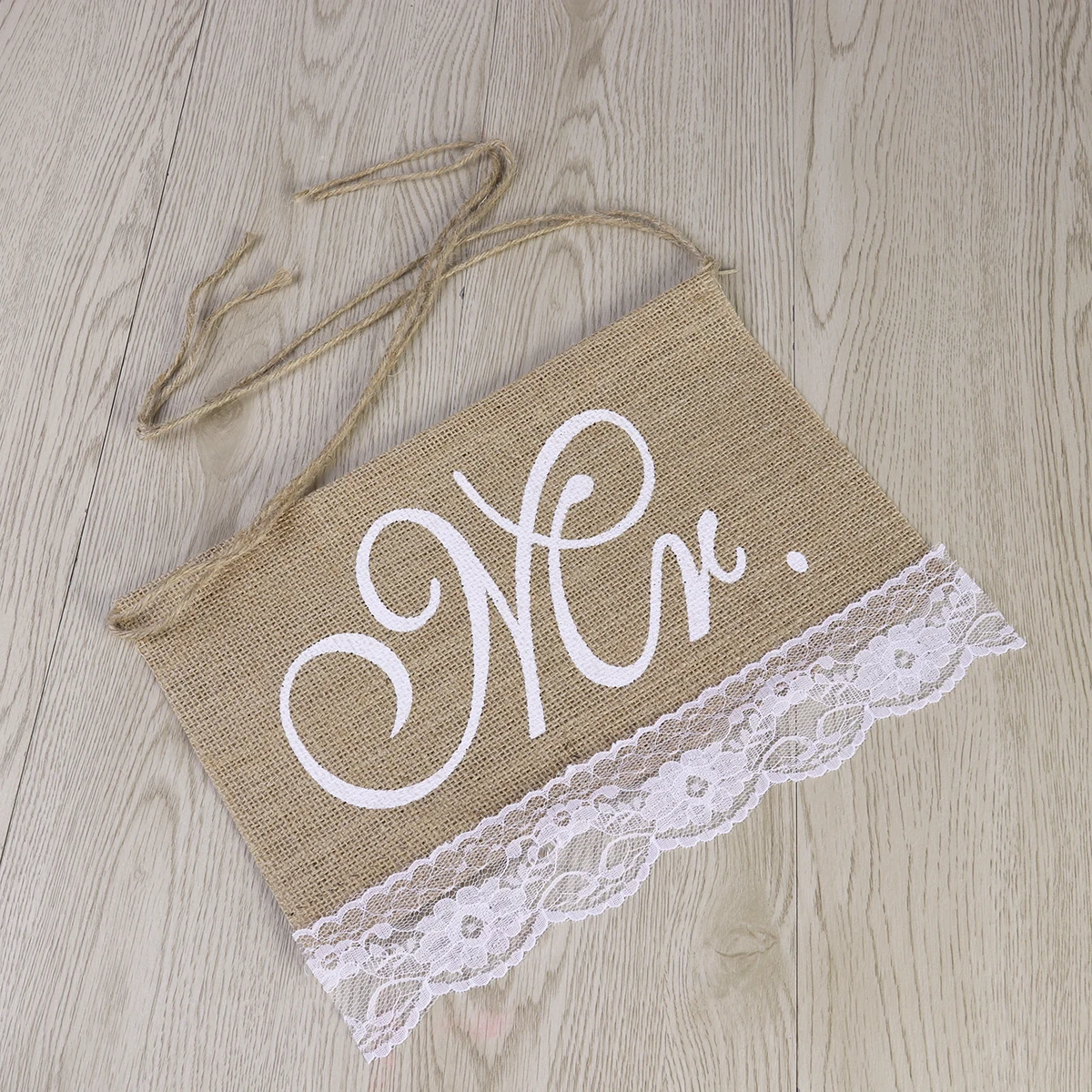 

2pcs Wedding Mr Mrs Wedding Signs Banner Chair Banners Mr Mrs Decor Rustic Chair Signs Burlap Photo Props Party Decorations