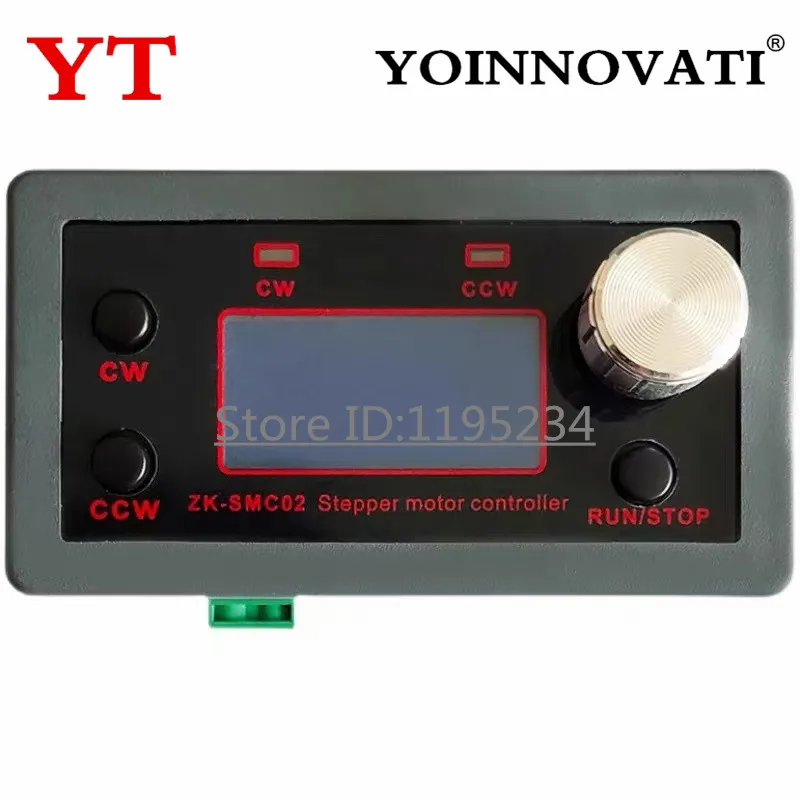 SMC02 Stepper Motor Driver and Controller DC 10-30V 4A Reverse Pulse Speed Control Board Programmable PLC Serial Communication