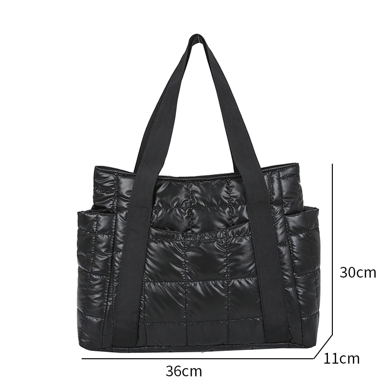 Winter New Women\'s Shoulder Bag Leisure Car Sewn Down Bag Shopping Bag Women\'s Bag