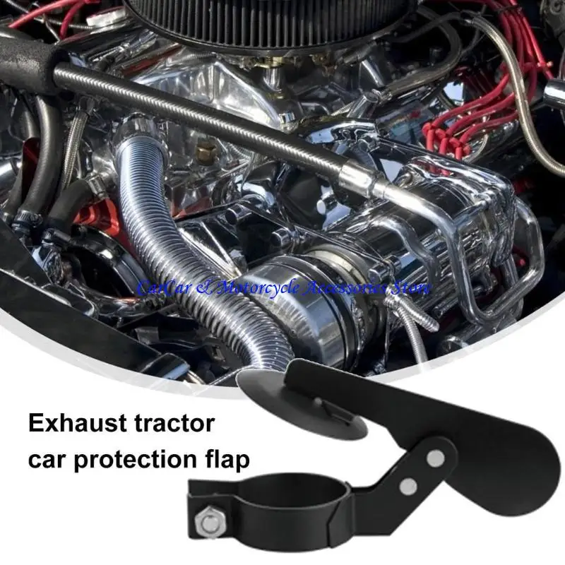 

G5AD Tractor Exhaust Flapper Multipurpose Weather Resistant Diesels Generator Rain Caps Corrosion Resistant Design, Longevity